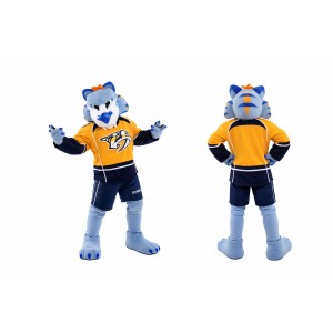 Athletic Wolf Mascot Costume
