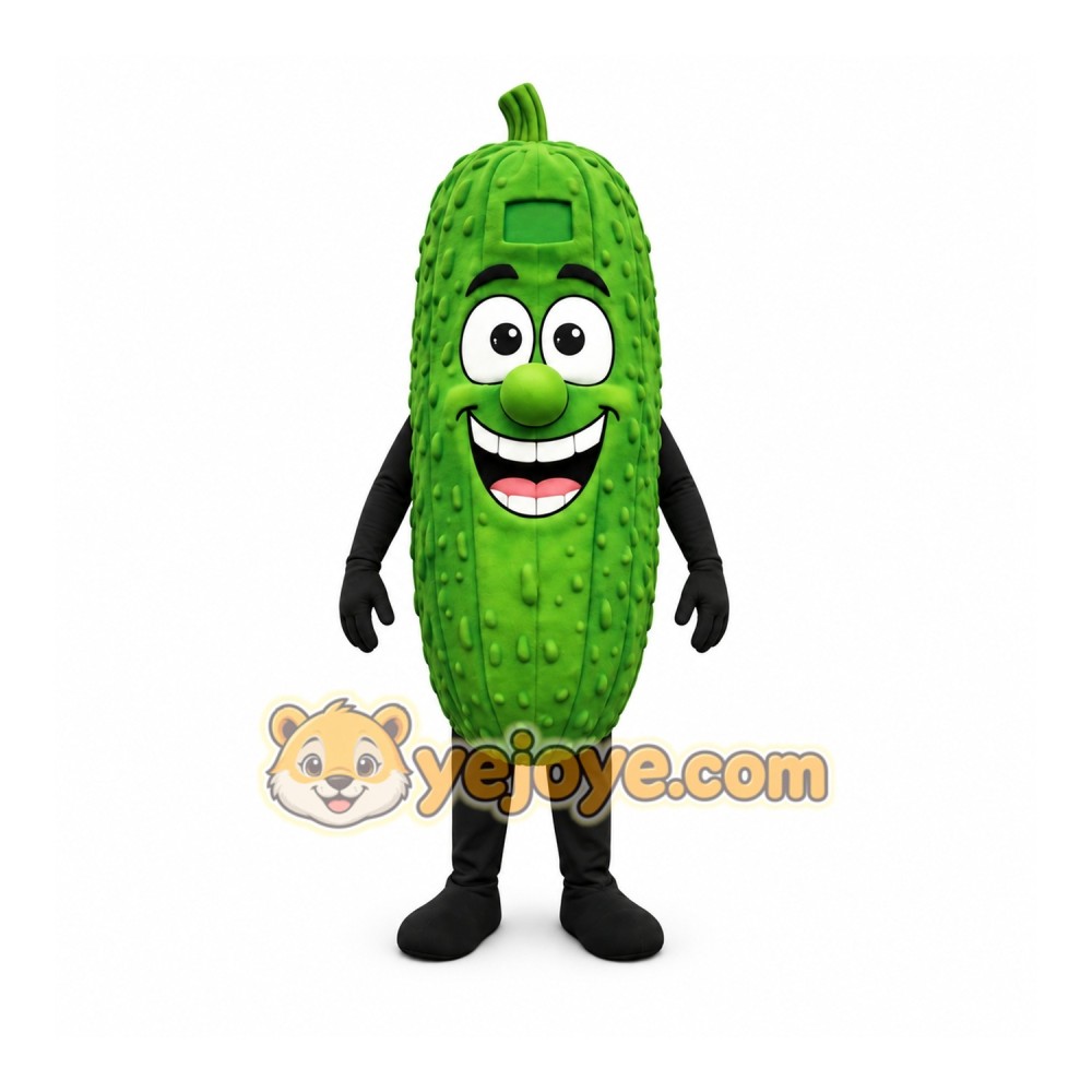 Funny Pickle Mascot Costume Funny Pickle Mascot Costume