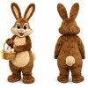 Brown Easter Bunny Mascot Costume
