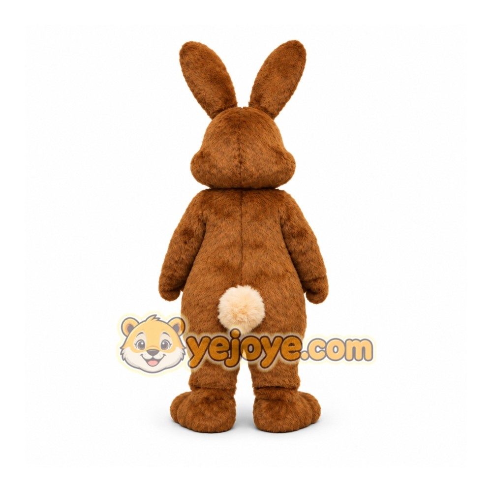 Brown Easter Bunny Mascot Costume Brown Easter Bunny Mascot Costume