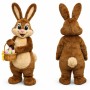 Brown Easter Bunny Mascot Costume