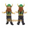 Horned Viking Mascot Costume Horned Viking Mascot Costume