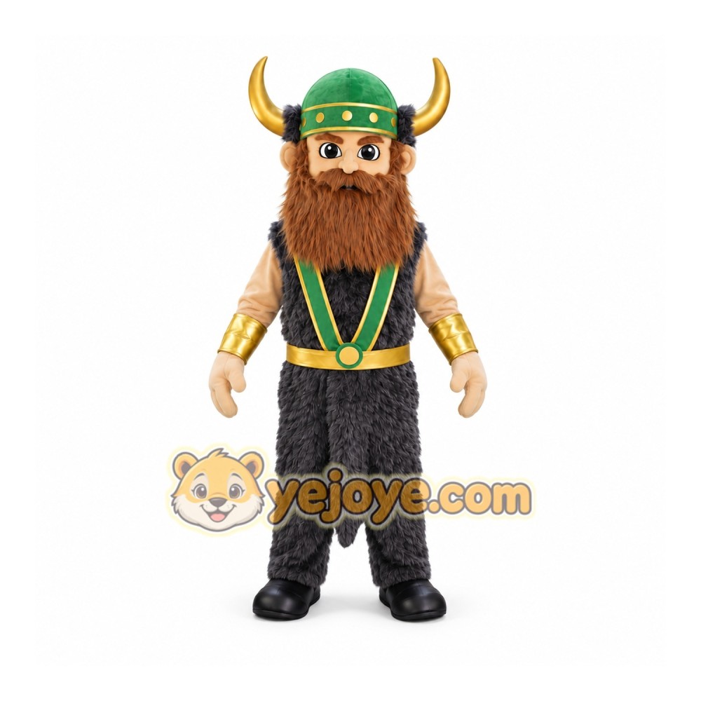 Horned Viking Mascot Costume Horned Viking Mascot Costume