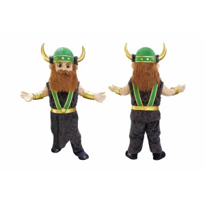 Horned Viking Mascot Costume