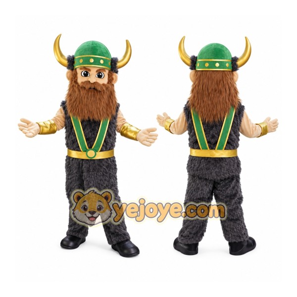 Horned Viking Mascot Costume