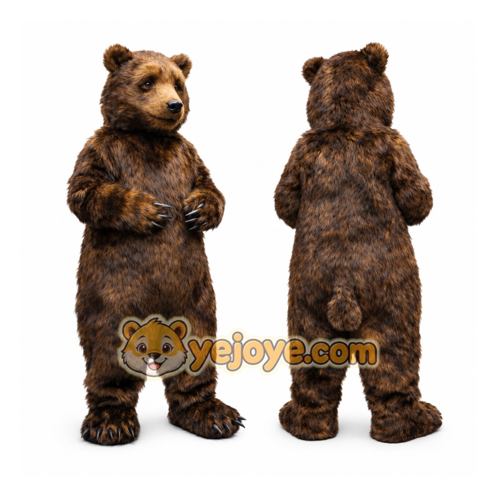 Grizzly Bear Mascot Costume Grizzly Bear Mascot Costume