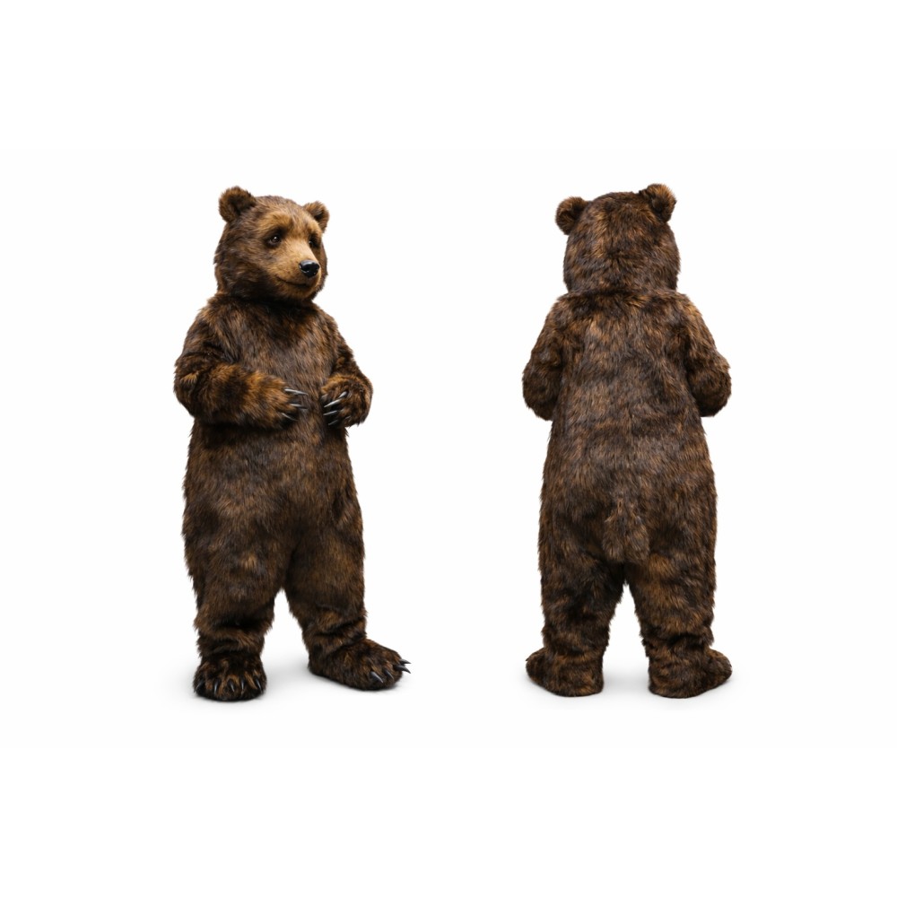 Grizzly Bear Mascot Costume