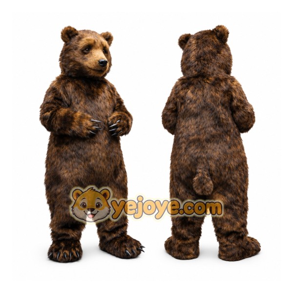 Grizzly Bear Mascot Costume
