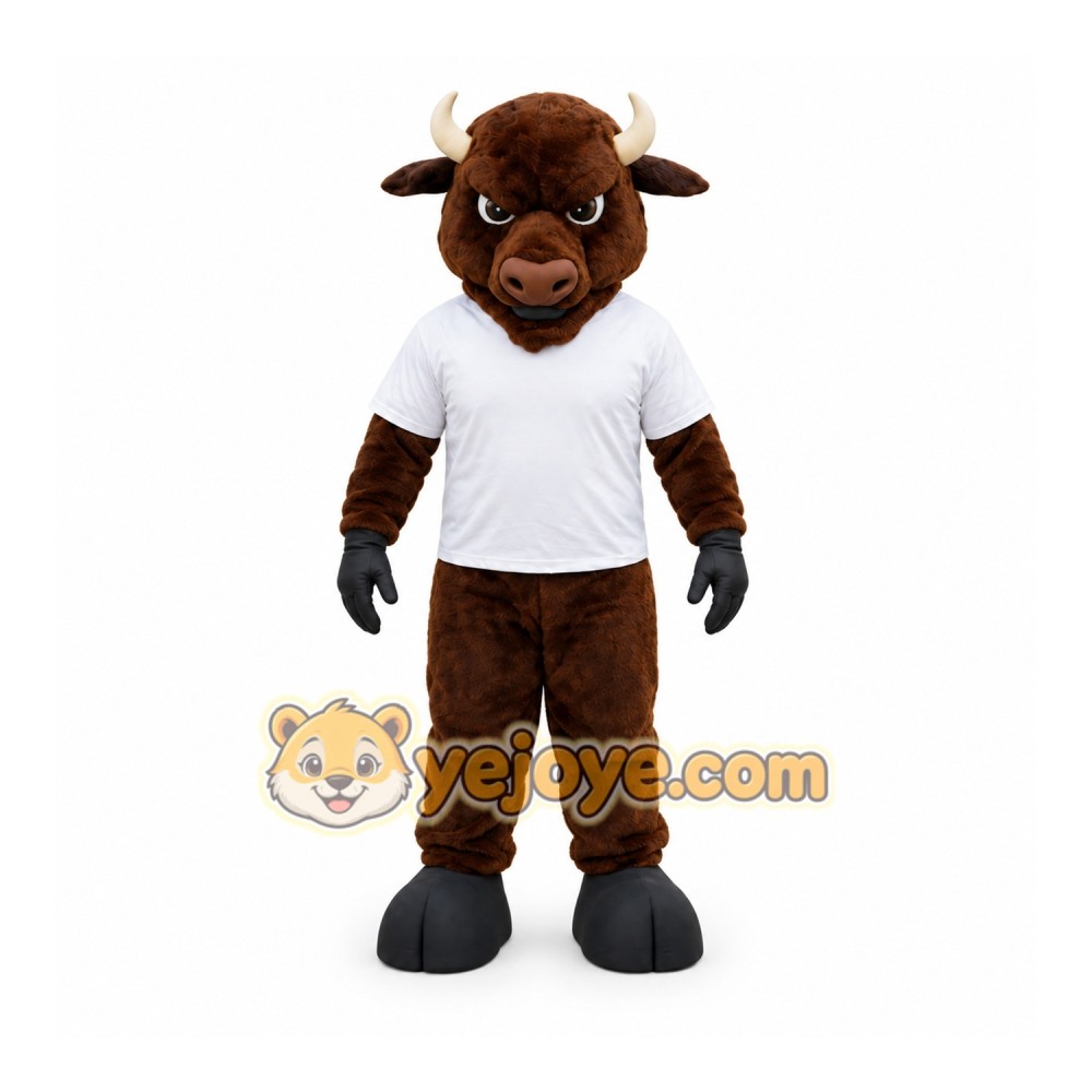 Angry Bull Mascot Costume Angry Bull Mascot Costume