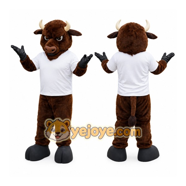 Angry Bull Mascot Costume