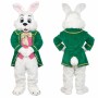 Green Easter Bunny Mascot Costume