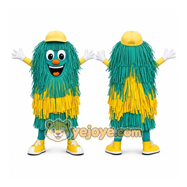Long Handle Car Wash Brush Mascot Costume