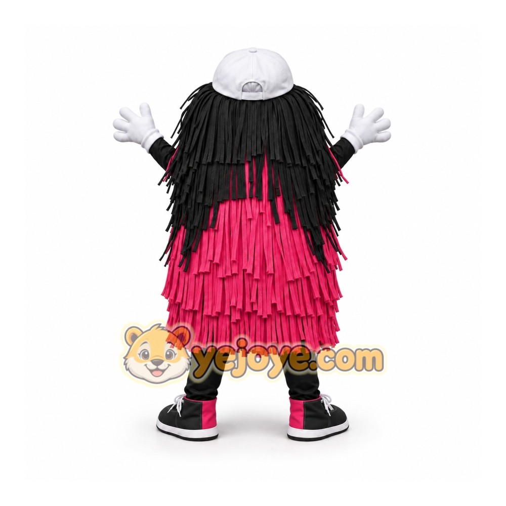 Black Car Cleaning Brush Mascot Costume Black Car Cleaning Brush Mascot Costume