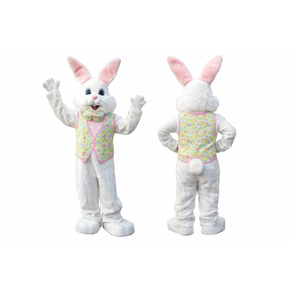 Vest Easter Bunny Mascot Costume