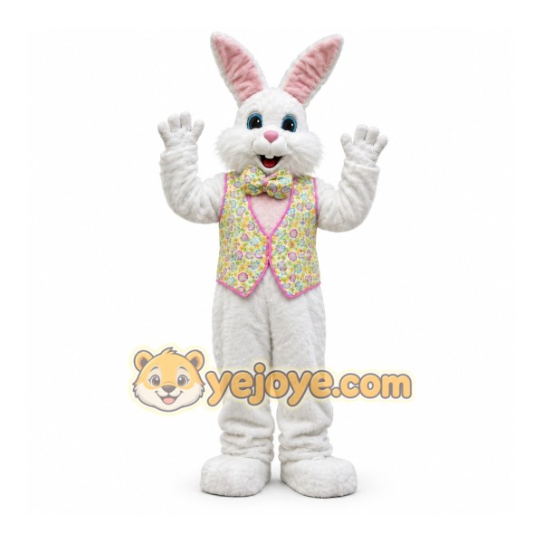 Vest Easter Bunny Mascot Costume Vest Easter Bunny Mascot Costume