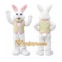 Vest Easter Bunny Mascot Costume