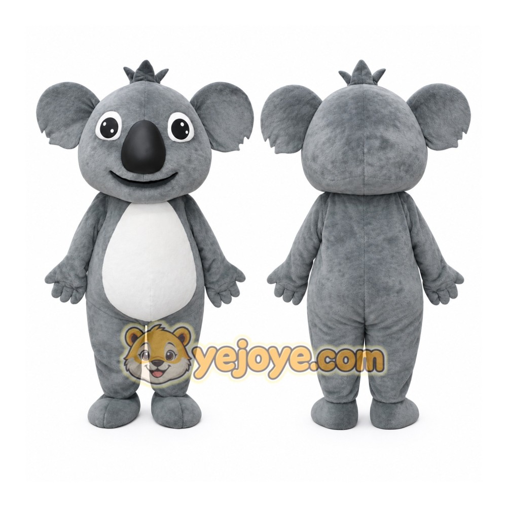 Grey Koala Mascot Costume Grey Koala Mascot Costume