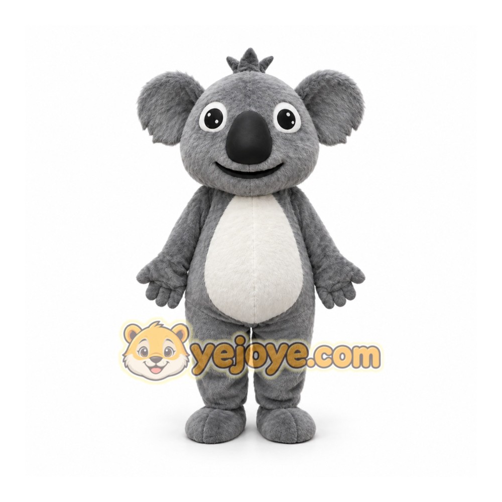 Grey Koala Mascot Costume Grey Koala Mascot Costume