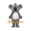 Grey Koala Mascot Costume Grey Koala Mascot Costume