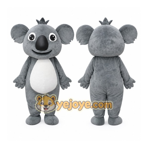 Grey Koala Mascot Costume