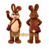 Brown Bunny Mascot Costume Brown Bunny Mascot Costume