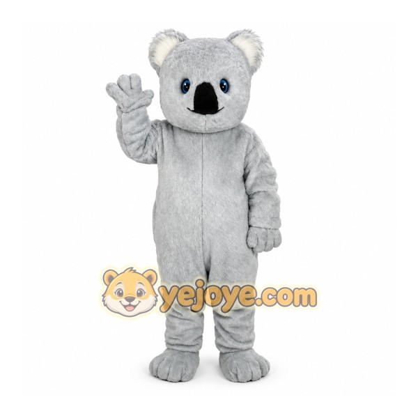 Cute Gray Koala Mascot Costume
