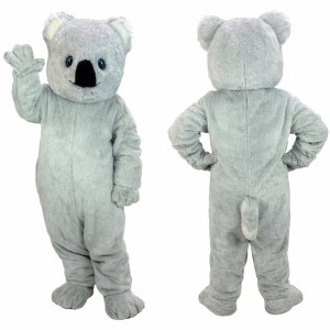 Cute Gray Koala Mascot Costume