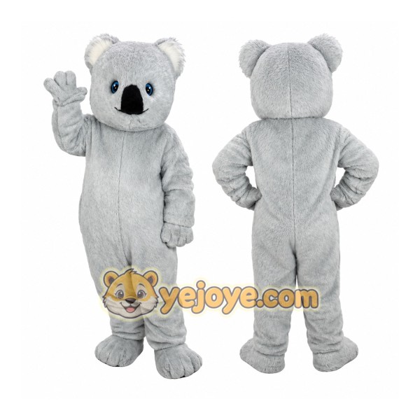 Cute Gray Koala Mascot Costume