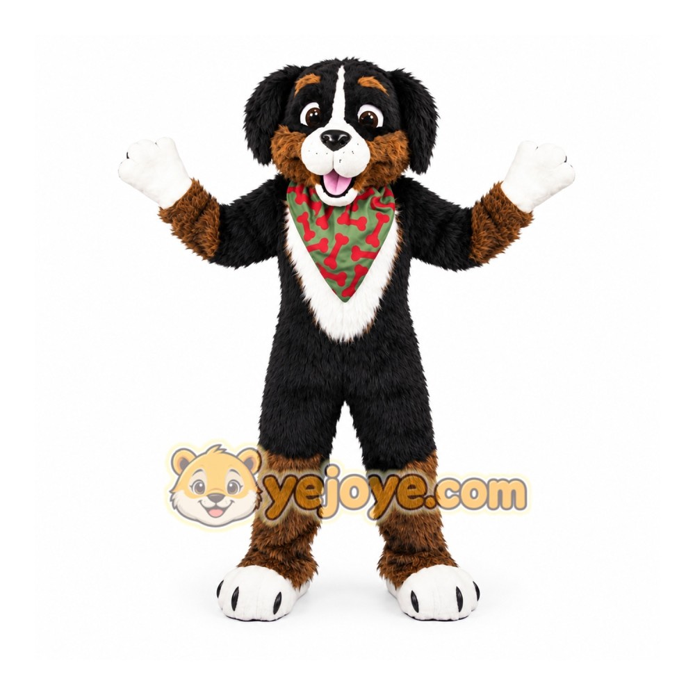 Bernese Mountain Dog Mascot Costume