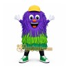 Purple Long Handle Car Wash Brush Mascot Costume Purple Long Handle Car Wash Brush Mascot Costume
