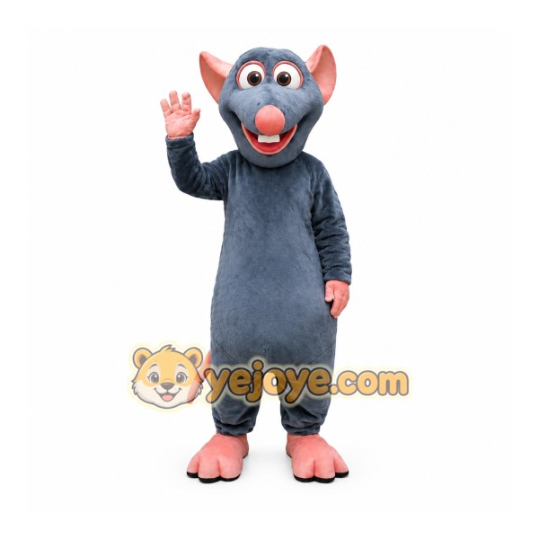 Gray Mouse Mascot Costume
