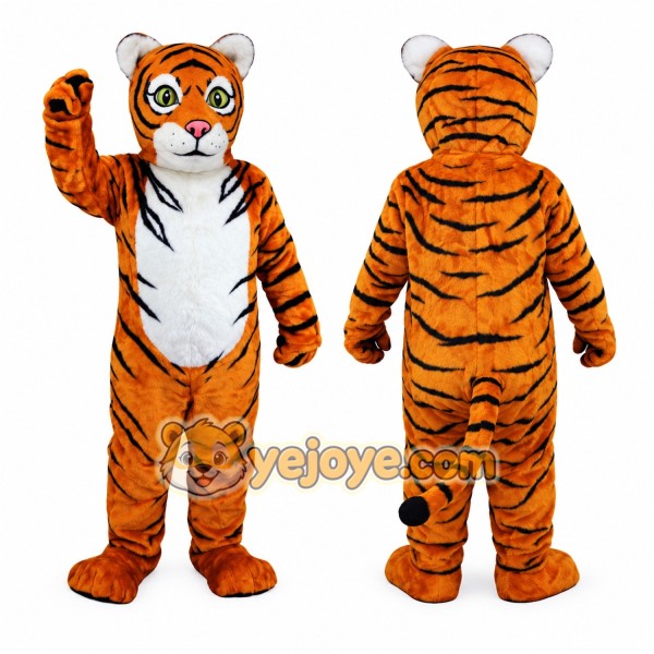Cartoon Tiger Mascot Costume