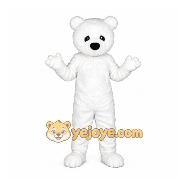 Cute Polar Bear Mascot Costume