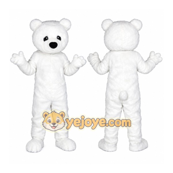 Cute Polar Bear Mascot Costume