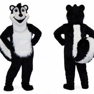 Black Skunk Mascot Costume