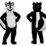 Black Skunk Mascot Costume