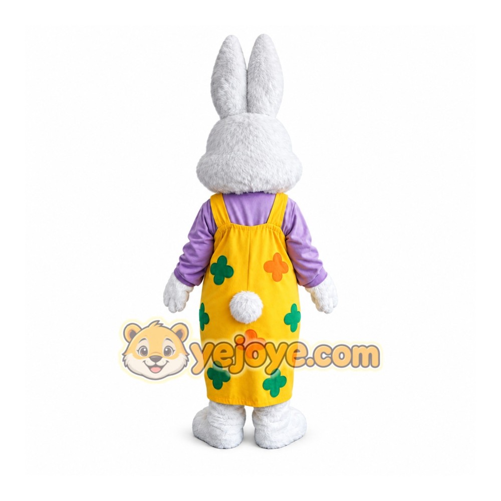 Realistic Easter Bunny Mascot Costume Realistic Easter Bunny Mascot Costume
