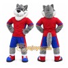 Sports Wolf Mascot Costume