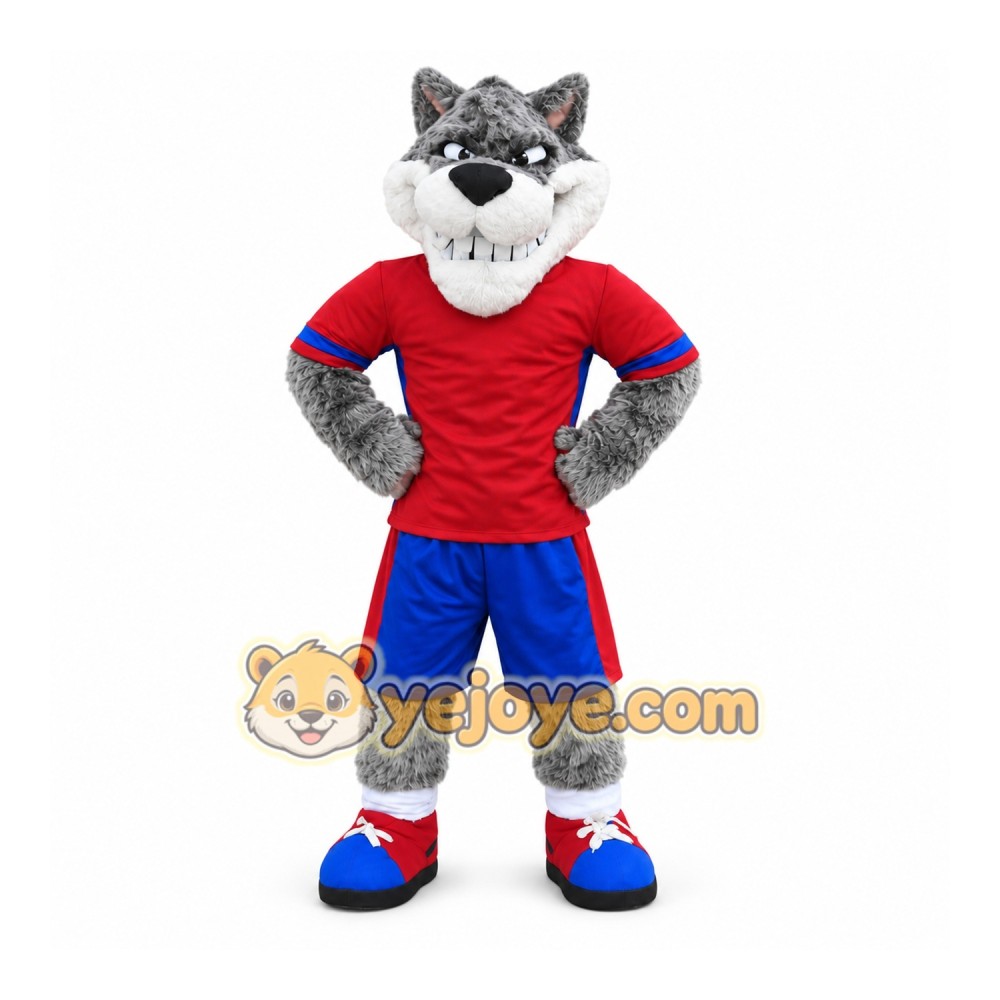 Sports Wolf Mascot Costume