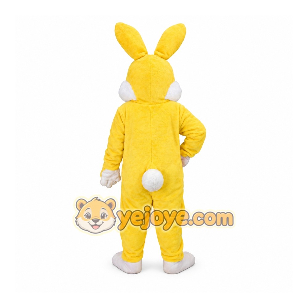 Yellow Bunny Mascot Costume Yellow Bunny Mascot Costume