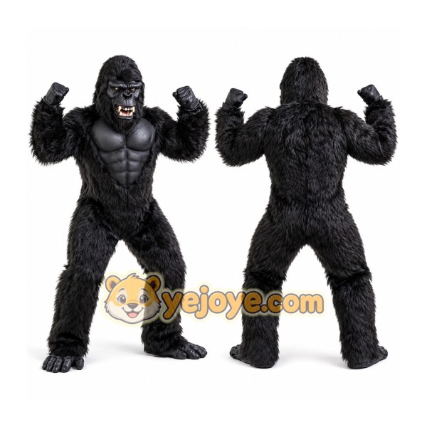 Muscle Gorilla Mascot Costume