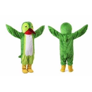 Green Parrot Mascot Costume