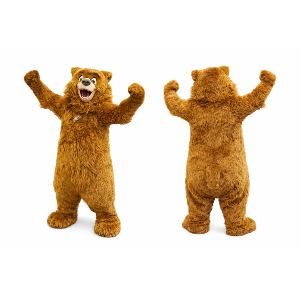 Grizzly Brown Bear Mascot Costume