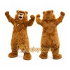 Grizzly Brown Bear Mascot Costume Grizzly Brown Bear Mascot Costume