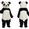 Black and White Panda Mascot