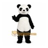 Black and White Panda Mascot