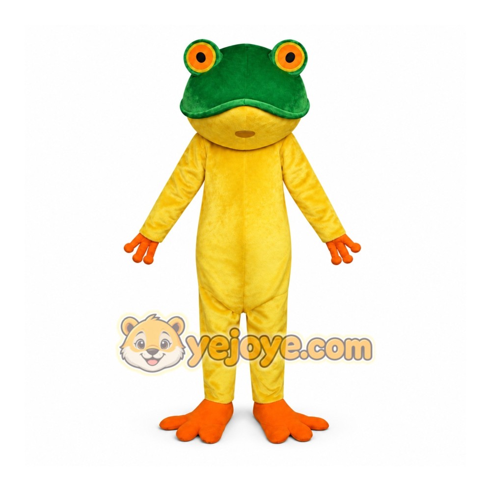 Green Frog Mascot Costume Green Frog Mascot Costume
