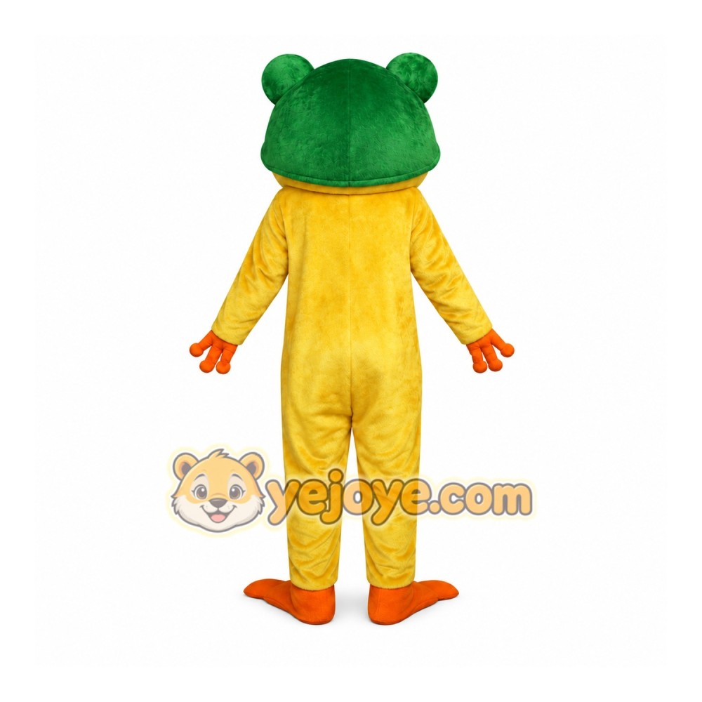 Green Frog Mascot Costume Green Frog Mascot Costume