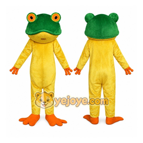 Green Frog Mascot Costume