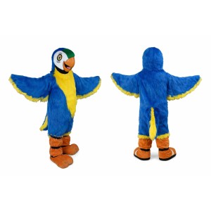 Blue Parrot Mascot Costume